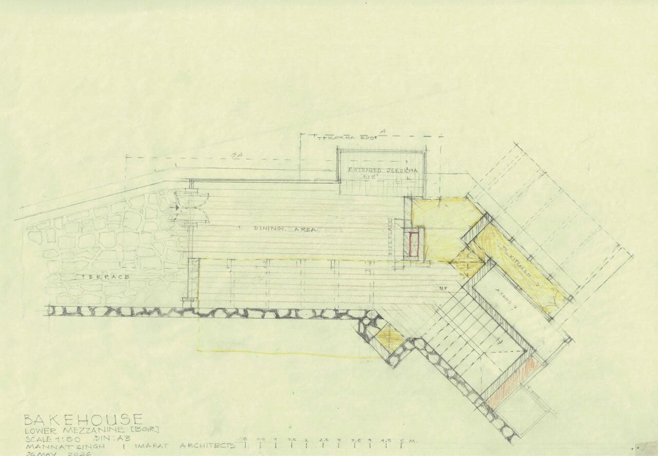 Billy Goat Resort - Bakehouse Sketch