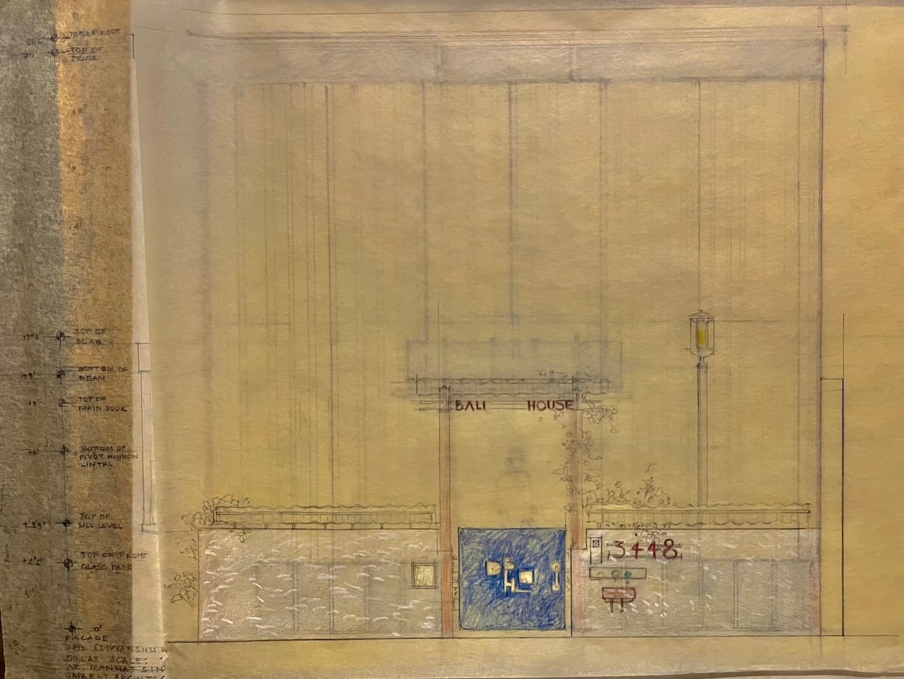 DBH - Front Facade Ideation Sketch